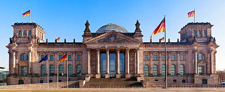 Blick auf den Berliner Reichstag Reichstag Berlin